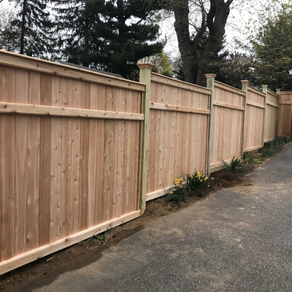 wood fence